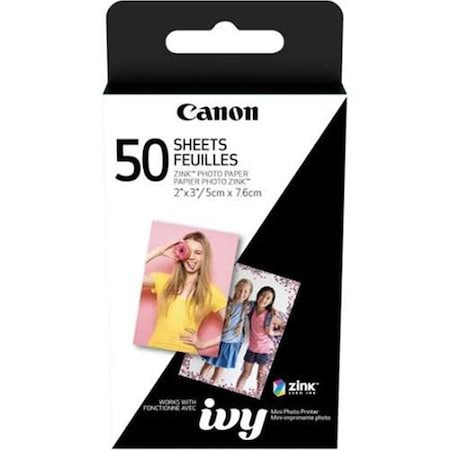 Canon 3215C001-AA ZINK Water-Resistant Photo Paper Sheets - 50PK CA83828